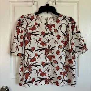 Loft Floral Print Blouse